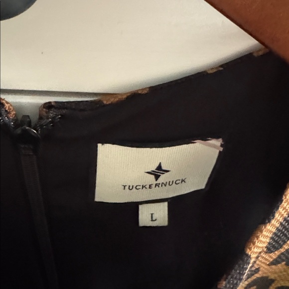 Tuckernuck Leopard Print Sleeveless Mini Dress Size L - Picture 3 of 7